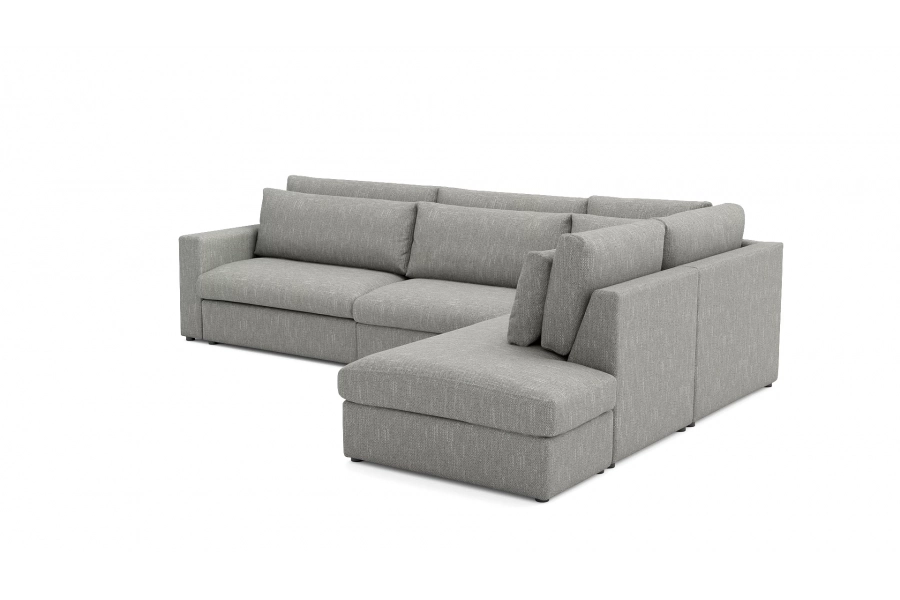 Model Portofino - Portofino sofa 1,5 osobowa + sofa 1,5 osobowa + otomana prawa